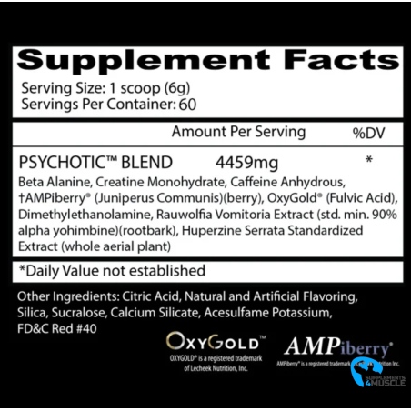 Insane Labz Psychotic Red 366 g (60 serv.)