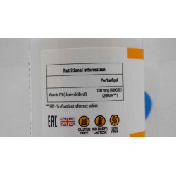 ULTRAVIT Vitamin D3 4000IU 120 soft gels