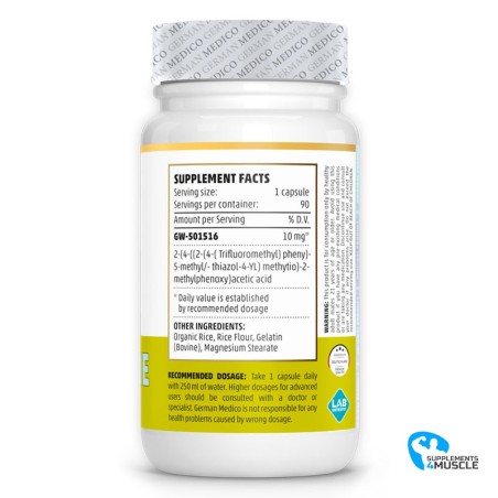 German Medico Cardarine GW-501516 90 capsules