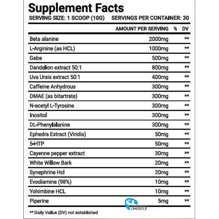 Black Spider 50 EPH Powder 300 g