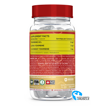 Swiss Pharmaceuticals Triple Yohimbina 100 cáps.