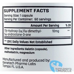 Genetech Pharma Labs Superdrol 250 Integratori | S4M