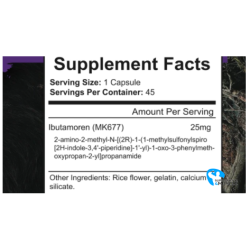 Lawless Ibuta HGH MK-677 25 mg 45 cáps.