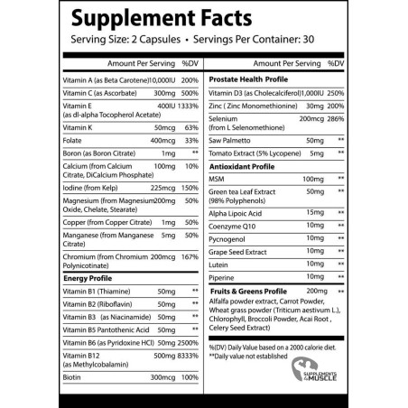 Alpha Supps Vites 60 gélules