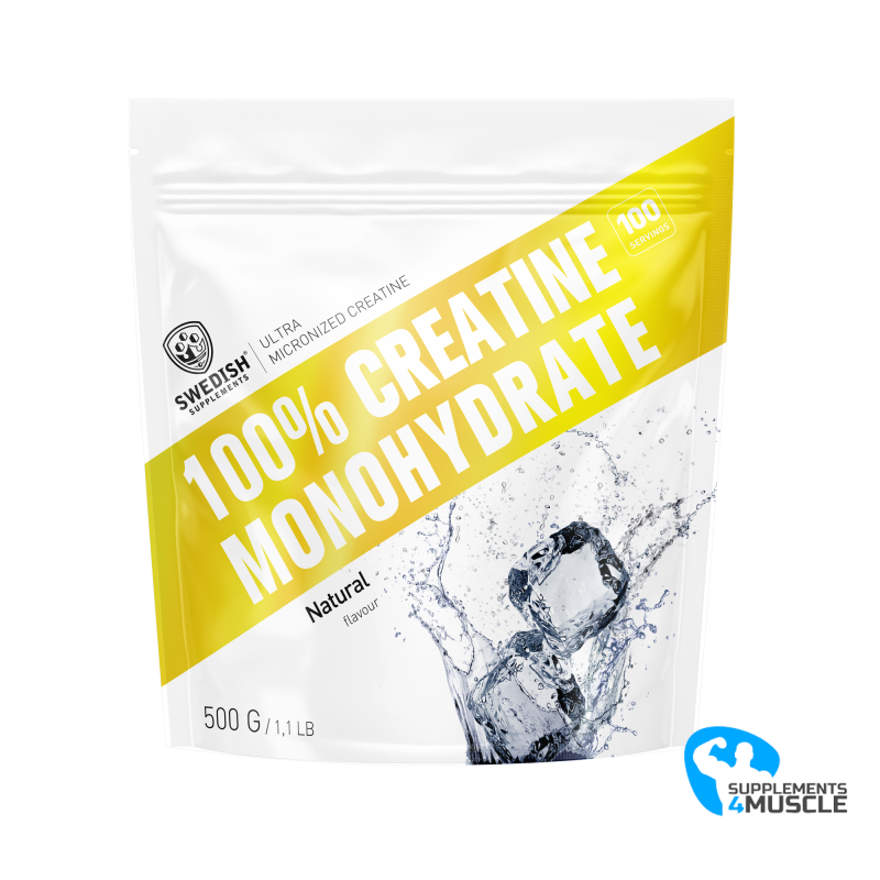 Suplementos Suecos Creatina Monohidrato 500 g