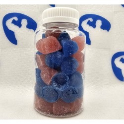 Food Suplement Sweet CBD Gummies Vegan 10 mg 50 pcs without label