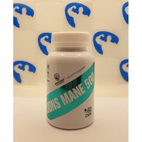 Suplementos suecos Melena de león 500 mg 60 cáps.