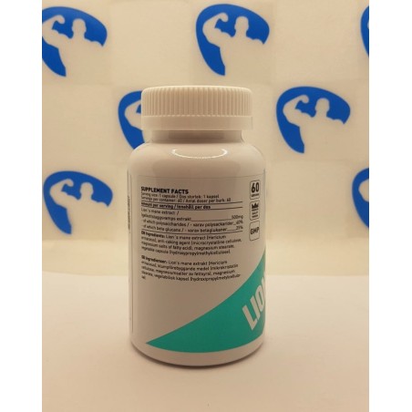 Suplementos suecos Melena de león 500 mg 60 cáps.