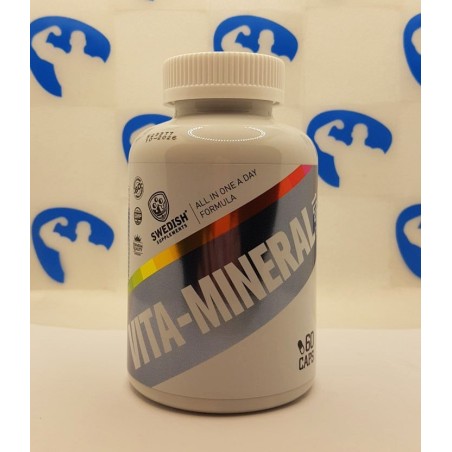 Suplementos suecos 100% Vita-Mineral 60 cáps.