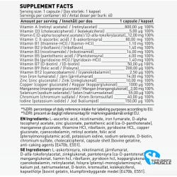Zweedse Supplementen 100% Vita-Mineralen 60 capsules