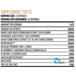 Hammer Labz Trojan Test Lite 60 capsule