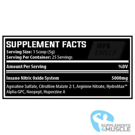 100% Skills Devil Zone Pump Supplements | Supplements4muscle