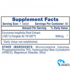 Hi Tech Pharmaceuticals Tongkat Ali 100:1 Extract 90 caps