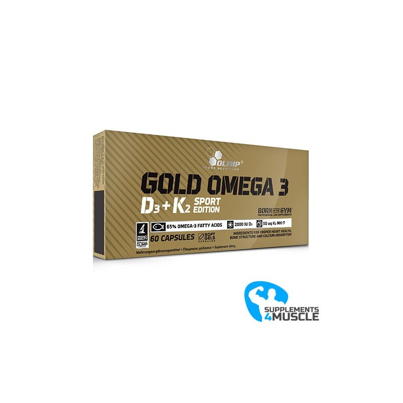Olimp Gold Omega 3 D3 + K2 Sport Edition Integratori | S4M