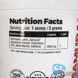 Chikara Samurai Geranium Integratori | Supplements4muscle