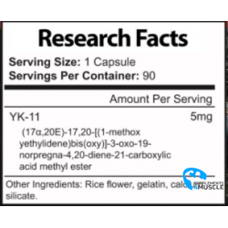 Lawless Labs Myosarm SARM YK-11 5 mg 90 caps