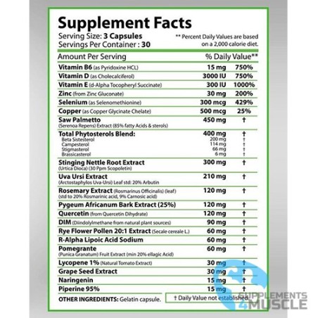 Revange Nutrition Próstata Vita-Shield Suplementos | S4M