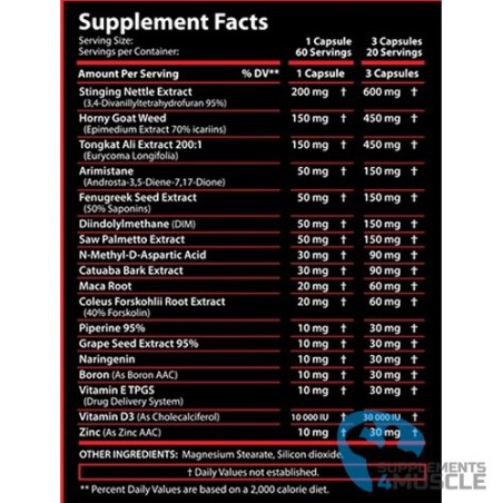 Revange Nutrition Test Restore 30 kapslar | Kosttillskott4muscle