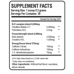 Juggernaut Nutrition IRATE Suplementos | Supplements4muscle