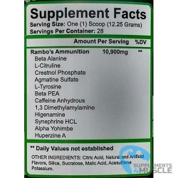 Freedom Rambo 110mg DMAA Integratori | Supplements4muscle