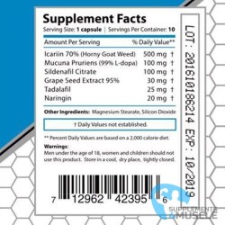 EroPharma Ero Force 10 Kapseln Nahrungsergänzungsmittel | Supplements4muscle