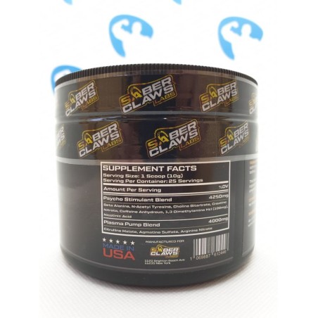 Saber Claws Labs Riddick 250g Supplements | S4M