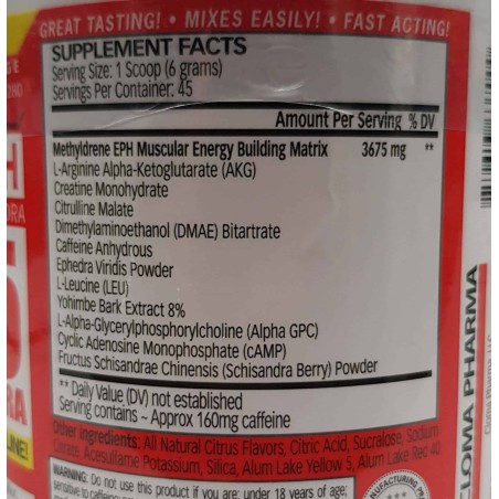 Cloma Pharma Metildreno EPH | Supplements4muscle