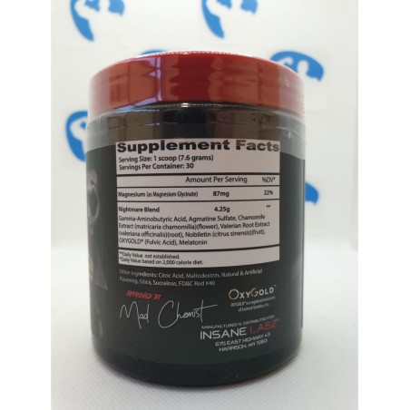 Insane Labz Nightmare 229g Nahrungsergänzungsmittel | Supplements4muscle