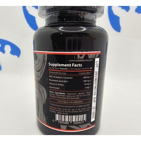 Core Labs X E-Block 60 Kapseln Nahrungsergänzungsmittel | Supplements4Muscle