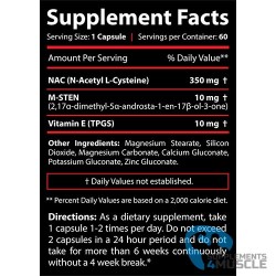 Core Labs X M-Sten 60 caps integratori | Supplements4muscle
