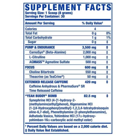 Ronnie Coleman`s Yeah Buddy Nahrungsergänzungsmittel | Supplements4muscle