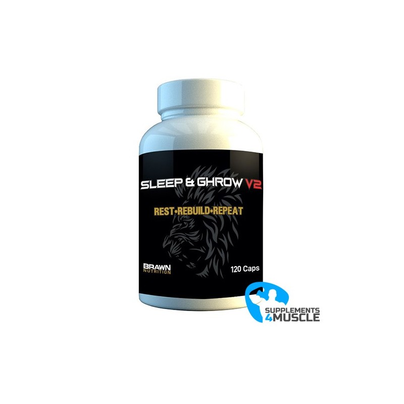 Brawn Sleep & Ghrow V2 120 Kapseln Nahrungsergänzungsmittel | S4M