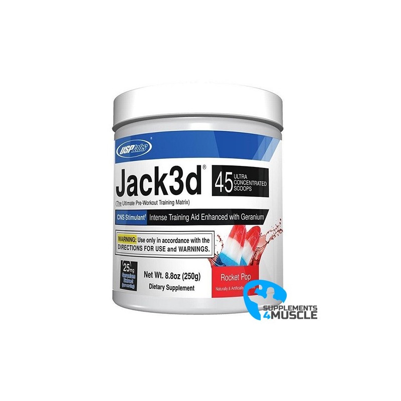 USP LABS Jack3d 250g DMAA+DMHA | Supplements4muscle
