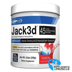 USP LABS Jack3d 250g DMAA+DMHA | Supplements4muscle