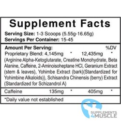 USP LABS Jack3d 250g DMAA+DMHA | Supplements4muscle