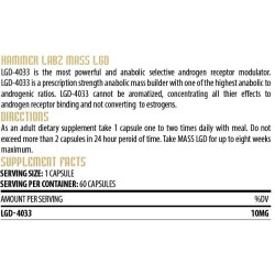 Hammer Labz Mass LGD 60 kapslar | Kosttillskott4muscle