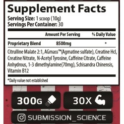 Sumisión Ciencia Rocky 1,3 Suplemento | Supplements4muscle