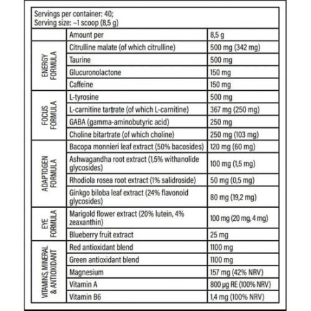 Cyberpunk Pre-Workout Booster 340g Suplementos | S4M